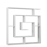 Shelves Alexandra House Living White Wood MDP 125 x 129 x 22 cm Labyrinth-0