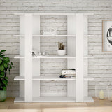 Bookshop Alexandra House Living White Wood MDP 110 x 122 x 29 cm 4 Shelves-3