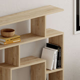 Shelves Alexandra House Living Oak Wood MDP 125 x 129 x 22 cm Labyrinth-2