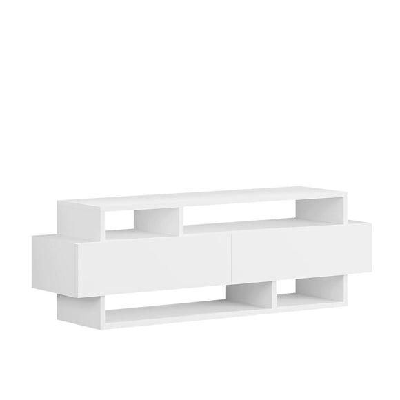 TV furniture Alexandra House Living White 125 x 42 x 32 cm-0