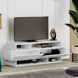 TV furniture Alexandra House Living White 125 x 42 x 32 cm-3