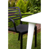 Table Resol Dessa White polypropylene 90 x 90 x 72 cm-1