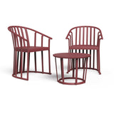 Table set with chairs Resol Raff Burgundy 3 Pieces-0