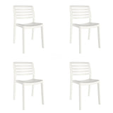 Garden chair Garbar Wind White polypropylene 50 x 78 x 54 cm 50 x 54 x 78 cm 4 Units (4 Pieces)-0