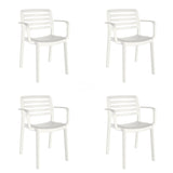 Garden chair Garbar Wind White polypropylene 58 x 78 x 54 cm 58 x 54 x 78 cm 4 Units (4 Pieces)-0