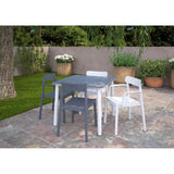 Garden chair Garbar Elba Dark grey polypropylene 50 x 53 x 80 cm 4 Units (4 Pieces)-6