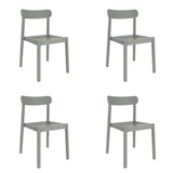 Garden chair Garbar Elba Grey polypropylene 50 x 53 x 80 cm 4 Units (4 Pieces)-0