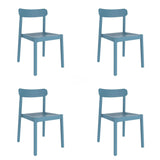 Garden chair Garbar Elba Blue polypropylene 50 x 53 x 80 cm 4 Units (4 Pieces)-0