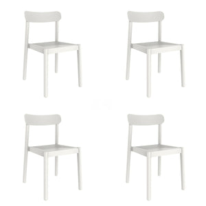 Garden chair Garbar Elba White polypropylene 50 x 53 x 80 cm 4 Units (4 Pieces)-0