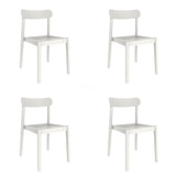 Garden chair Garbar Elba White polypropylene 50 x 53 x 80 cm 4 Units (4 Pieces)-0