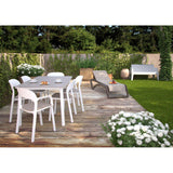 Garden chair Garbar Ona White Dark grey polypropylene 56 x 79 x 52 cm 56 x 52 x 79 cm 4 Units (4 Pieces)-4