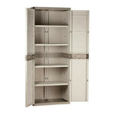 Cupboard Plastiken Titanium Plastic Resin (176 x 70 x 45 cm)-2