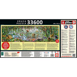 Puzzle Educa 16066.0 The Wild Life (FR) 33600 Pieces 570 x 157 cm-1