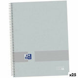 Set of exercise books Oxford &YOU EUROPEANBOOK Grey A4+ 80 Sheets 5 Pieces (25 Units)-0