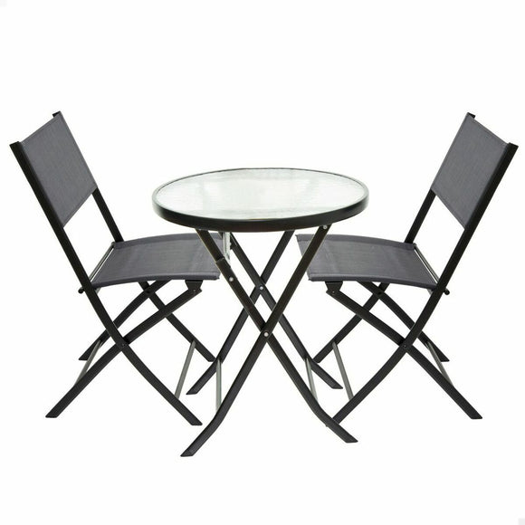 Table set with 2 chairs Aktive 3 Pieces Circular-0