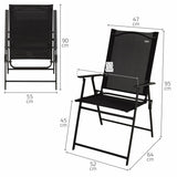 Folding Chair Aktive 47 x 95 x 64 cm-3