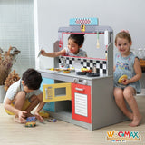 Toy kitchen Play & Learn Retro 90 x 104 x 58 cm-5