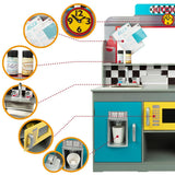 Toy kitchen Play & Learn Retro 90 x 104 x 58 cm-3