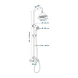 Shower Column Rousseau Stainless steel-1