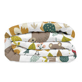 Bedspread (quilt) HappyFriday Moshi Moshi Multicolour 180 x 260 cm Forest-1