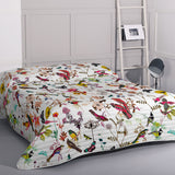 Bedspread (quilt) HappyFriday HF Birds of paradise Multicolour 180 x 260 cm-4