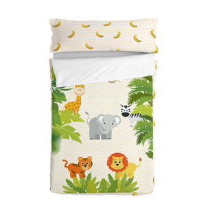 Quilted Zipper Bedding HappyFriday Mr Fox Wild Multicolour 105 x 200 cm-0