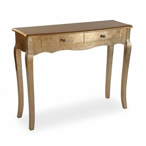 Side table Versa Cagliari Golden Wood 35 x 80 x 100 cm-0