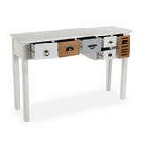 Hall Table with Drawers Versa Areti White Wood (34,5 x 70 x 48 cm)-4