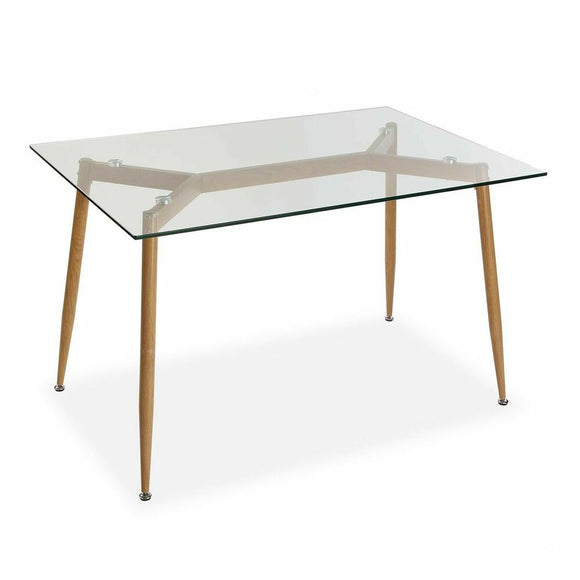 Side table Versa Rebecka Crystal Metal (80 x 75 x 120 cm)-0