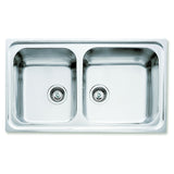 Sink with Two Basins Teka CLASSIC2C86REV-0