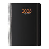 Diary DOHE SYNCRO Black 1/4 15 x 21 cm 2026 (20 Units)-1