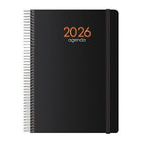 Diary DOHE SYNCRO Black 1/4 15 x 21 cm 2026 (20 Units)-1