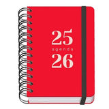 Diary DOHE GRAMMAR Red A6 120 x 170 mm 2025-2026 (20 Units)-1