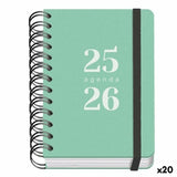 Diary DOHE GRAMMAR Green A6 120 x 170 mm 2025-2026 (20 Units)-0