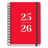 Diary DOHE GRAMMAR Red A5 150 x 210 mm 2025-2026 (20 Units)-1