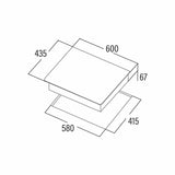 Induction Hot Plate Cata TT5003/G 60 cm 5700 W-1