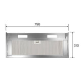 Conventional Hood Cata ARMONIA80X Steel-3