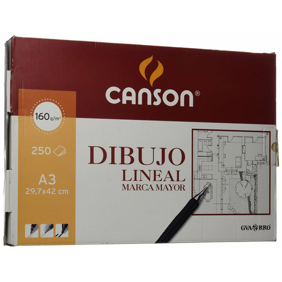 Drawing paper Canson Basik White A3 250 Sheets-0