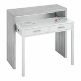 Desk Forés White 98,5 X 36 X 87,5 CM Metal MDF-3