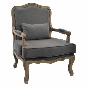 Armchair DKD Home Decor Grey Brown Wood Plastic 70 x 66 x 94 cm-0