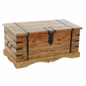 Chest DKD Home Decor Natural Colonial Acacia 90 x 40 x 40 cm-0