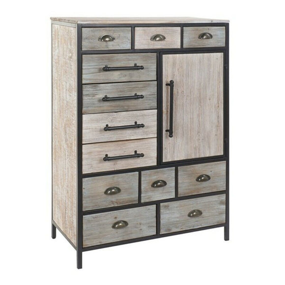 Chest of drawers DKD Home Decor Wood Metal (80 x 40 x 122 cm)-0