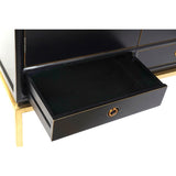 Cupboard DKD Home Decor Black Golden 120 x 50 x 175 cm-5