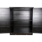Cupboard DKD Home Decor Black Golden 120 x 50 x 175 cm-4