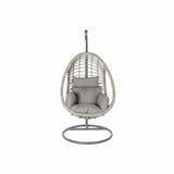 Hanging garden armchair DKD Home Decor Grey Multicolour Aluminium synthetic rattan 90 x 70 x 110 cm-1
