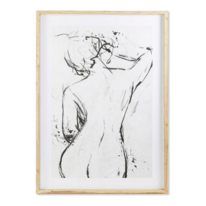 Painting DKD Home Decor Hall Lady Modern (110 x 5 x 157 cm)-0