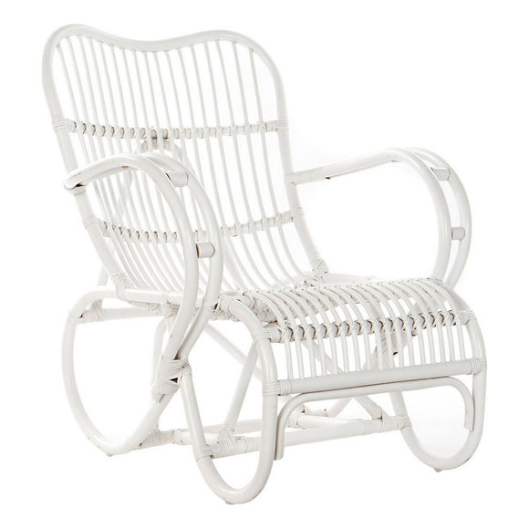 Rocking Chair DKD Home Decor White 75 x 85 x 85 cm-0