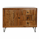 Sideboard DKD Home Decor   100 x 40 x 77 cm Black Brown Acacia-1