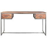 Desk DKD Home Decor Metal Acacia (150 x 60 x 77 cm)-5