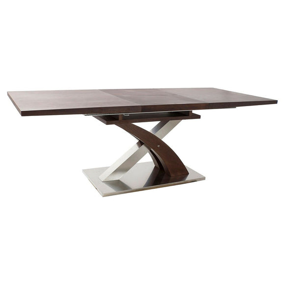 Dining Table DKD Home Decor Steel MDF (160 x 90 x 77 cm)-0